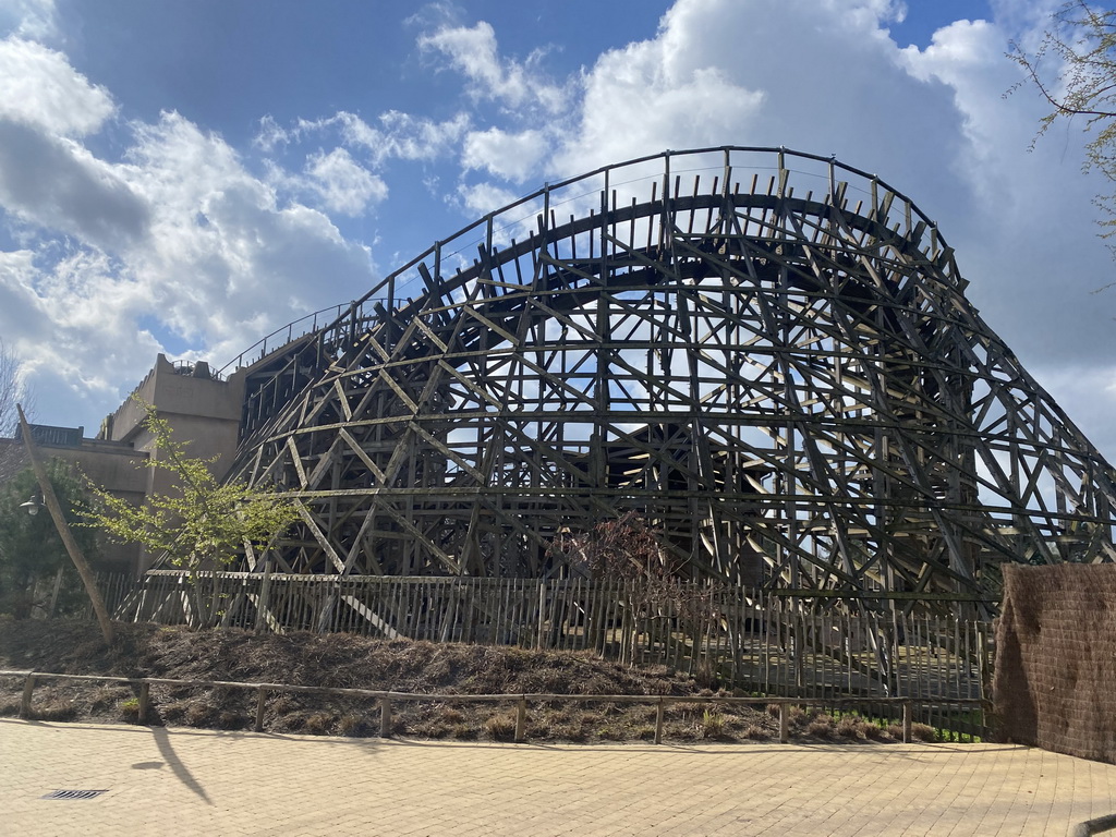 The Troy attraction at the Ithaka section at the Toverland theme park