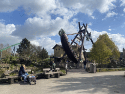 The Scorpios attraction at the Ithaka section and the Booster Bike attraction at the Magische Vallei section at the Toverland theme park