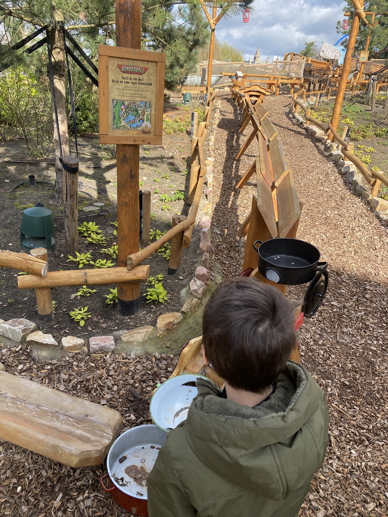 Max at the Maximus` Wunderball attraction at the Wunderwald section at the Toverland theme park