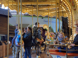 Max at the Karussell attraction at the Wunderwald section at the Toverland theme park