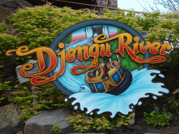 Sign in front of the Djengu River attraction at the Magische Vallei section at the Toverland theme park
