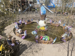 The Tolly Molly and Fort Boreas attractions at the Magische Vallei section at the Toverland theme park