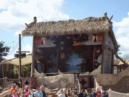 House on the stage at the Port Laguna section at the Toverland theme park, just before the Aqua Bellatores show