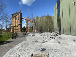 Playground and the Expedition Zork attraction at the Wunderwald section at the Toverland theme park