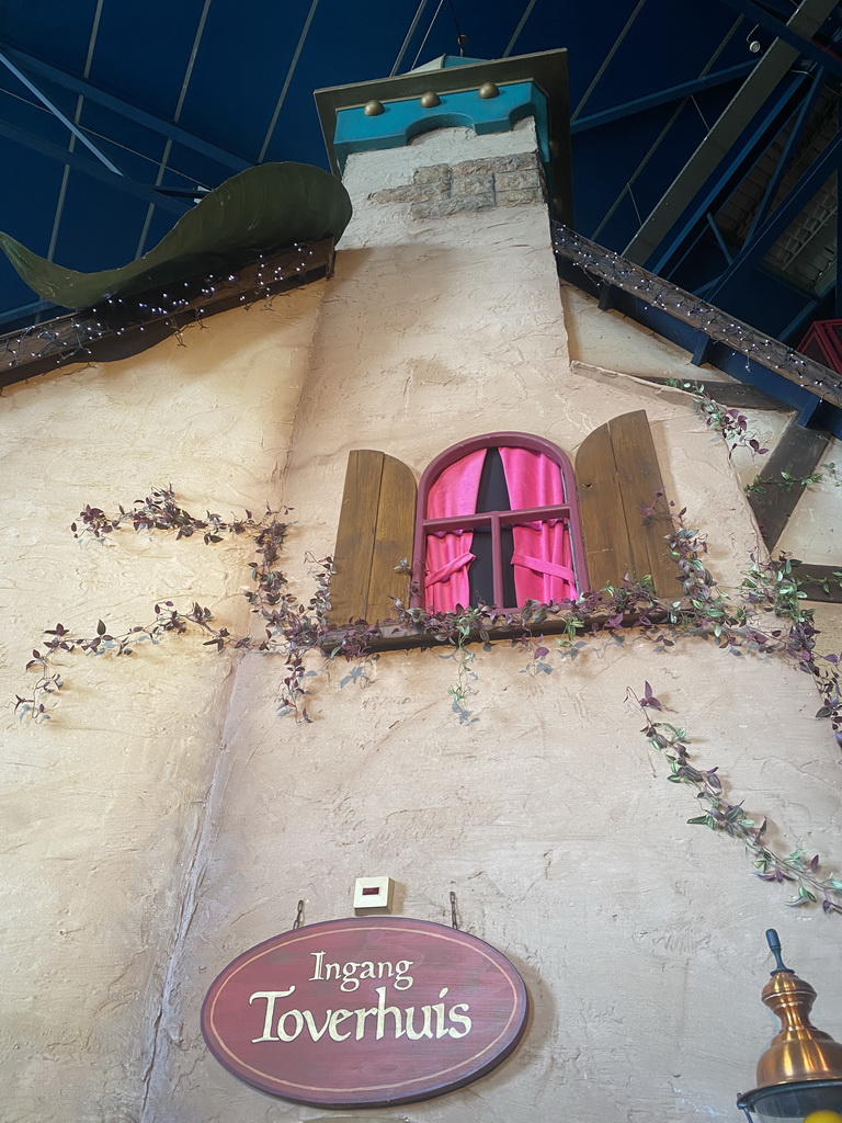 Facade of the Villa Toverhoed attraction at the Land van Toos section at the Toverland theme park