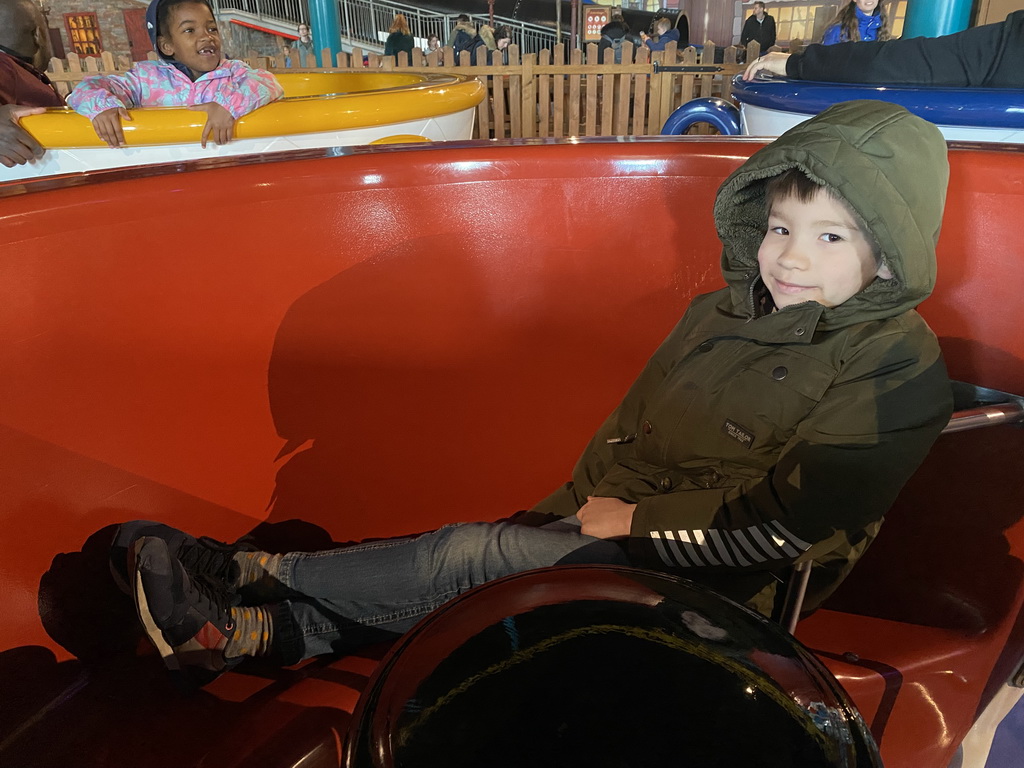 Max at the Theekopjes attraction at the Land van Toos section at the Toverland theme park