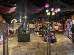 Interior of the Bazaar shop at the Land van Toos section at the Toverland theme park