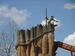 Top of the Expedition Zork attraction at the Wunderwald section at the Toverland theme park