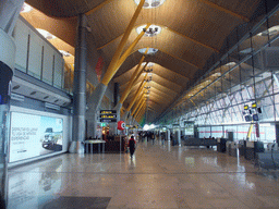 Departure hall of Madrid-Barajas Airport