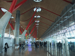 Departure hall of Madrid-Barajas Airport