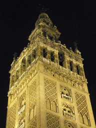 The Giralda tower, by night