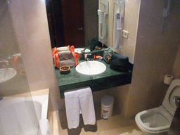 Our bathroom in Hotel Fernando III