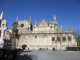 The south side of the Seville Cathedral