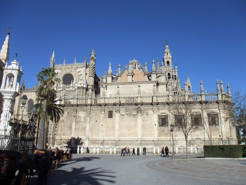 The south side of the Seville Cathedral