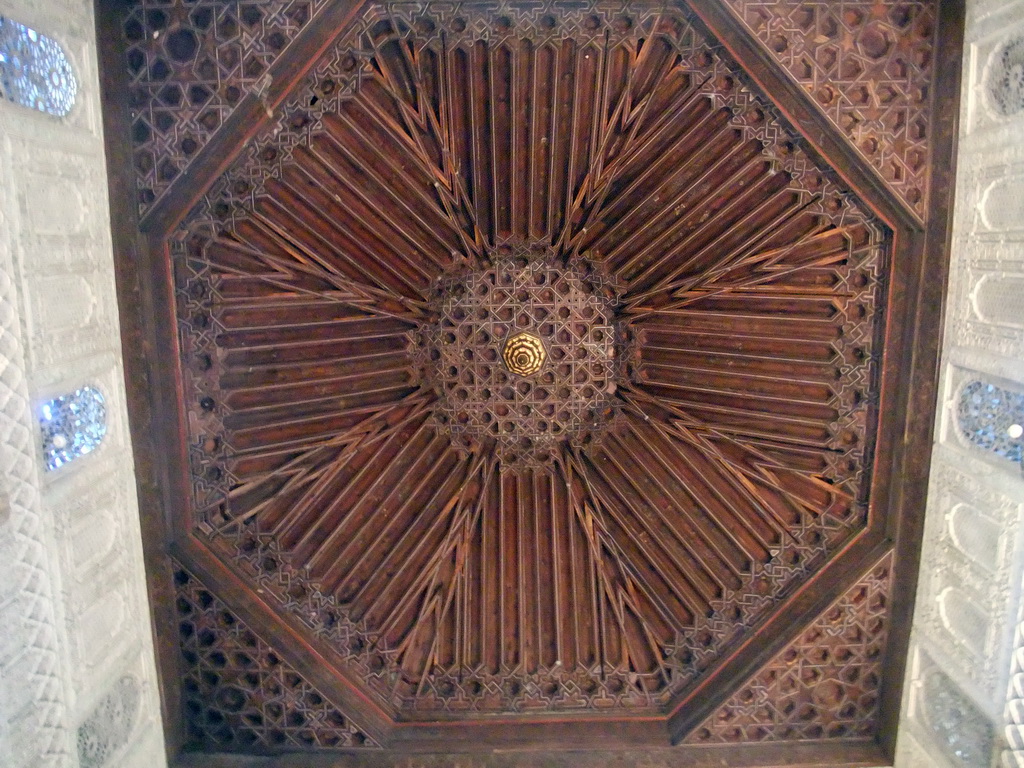 Ceiling of the Sala de Justicia room at the Alcázar of Seville