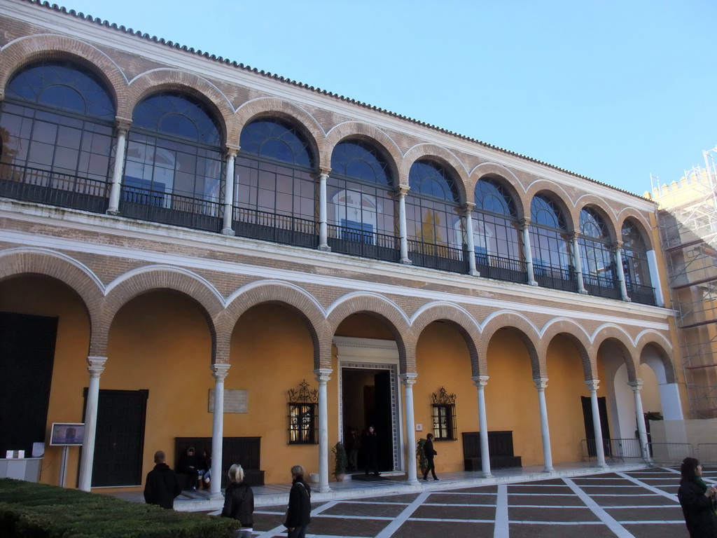 Front of the Cuarto del Almirante at the Alcázar of Seville