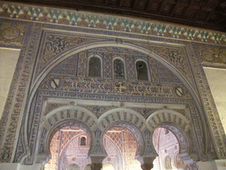 Gate at the Salón de Embajadores room at the Palace of King Peter I at the Alcázar of Seville