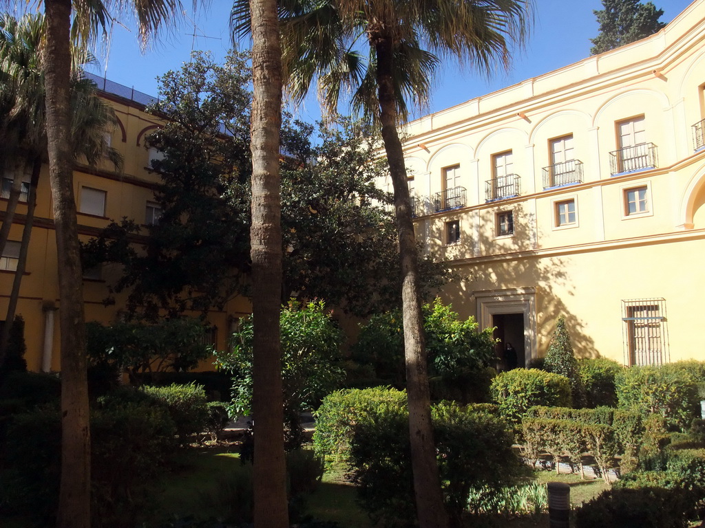 The Jardín de las Flores garden at the Alcázar of Seville