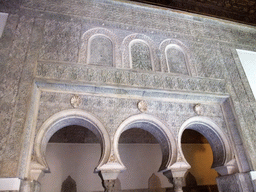 Gate at the Alcoba Real room at the Palace of King Peter I at the Alcázar of Seville