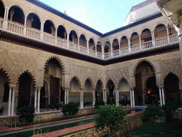 The Patio de las Doncellas at the Palace of King Peter I at the Alcázar of Seville