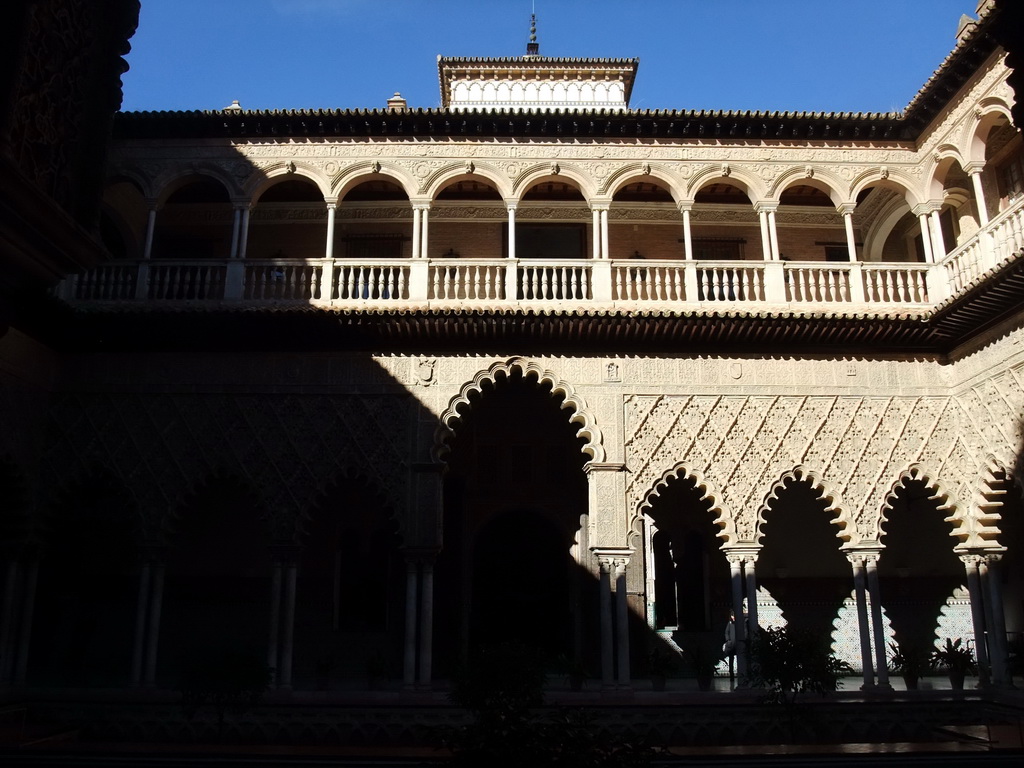 The Patio de las Doncellas at the Palace of King Peter I at the Alcázar of Seville