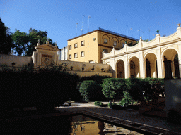 The Jardín de las Flores garden at the Alcázar of Seville
