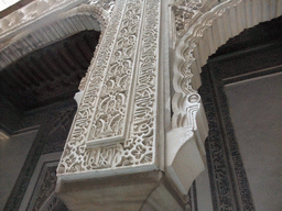 Relief at the Patio de las Muñecas courtyard at the Palace of King Peter I at the Alcázar of Seville