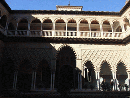 The Patio de las Doncellas at the Palace of King Peter I at the Alcázar of Seville