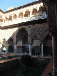 The Patio de las Doncellas at the Palace of King Peter I at the Alcázar of Seville