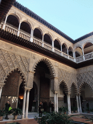 The Patio de las Doncellas at the Palace of King Peter I at the Alcázar of Seville