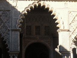 Gate at the Patio de las Doncellas at the Palace of King Peter I at the Alcázar of Seville