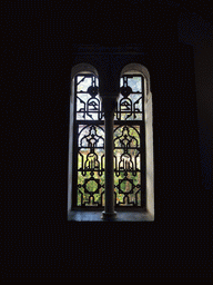 Window in the Palace of King Peter I at the Alcázar of Seville, looking out at the gardens