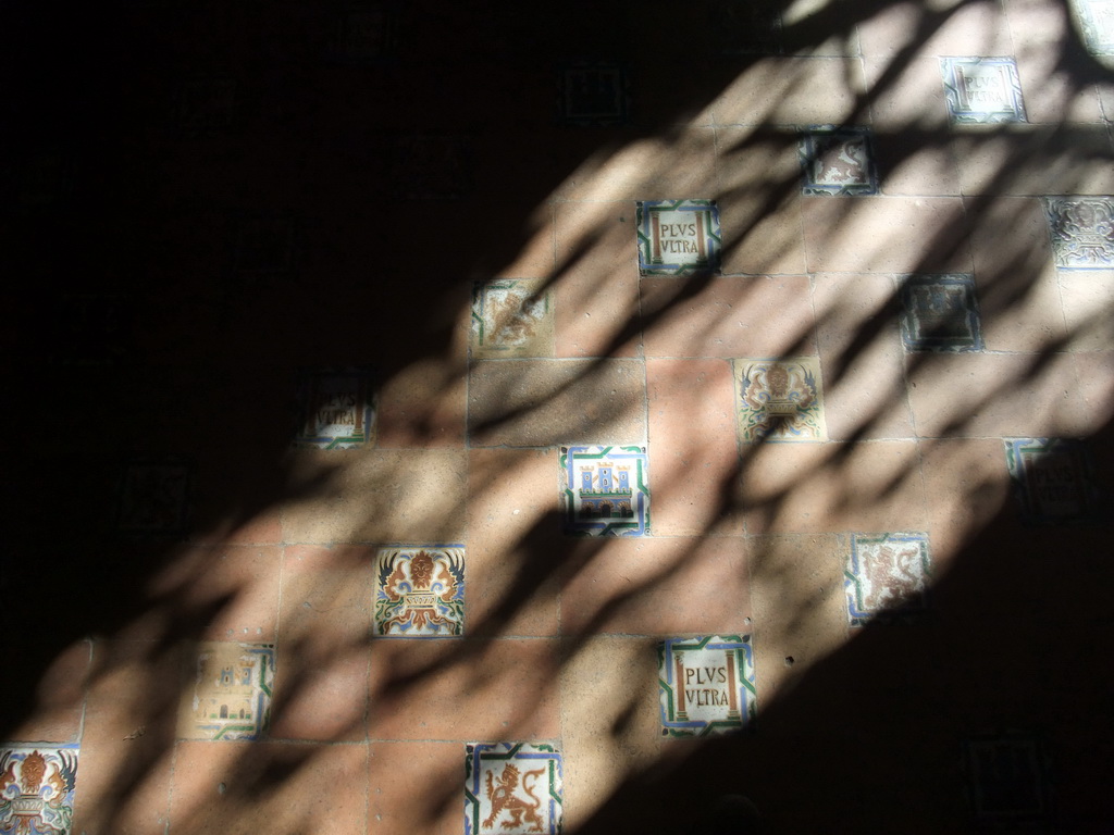 Floor tiles at the Salón del Techo de Carlos V at the Alcázar of Seville