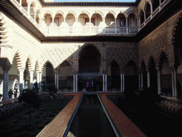 The Patio de las Doncellas at the Palace of King Peter I at the Alcázar of Seville