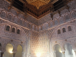 The Salón de Embajadores room at the Palace of King Peter I at the Alcázar of Seville