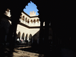 The Patio de las Doncellas at the Palace of King Peter I at the Alcázar of Seville