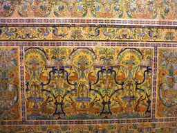 Wall painting at the Capilla del Palacio Gótico at the Alcázar of Seville