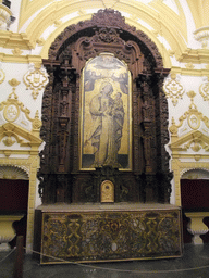 The Virgen de la Antigua at the Capilla del Palacio Gótico at the Alcázar of Seville