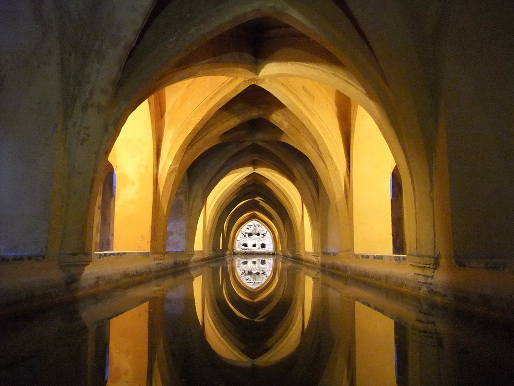 The Baños de Doña María de Padilla baths at the Alcázar of Seville