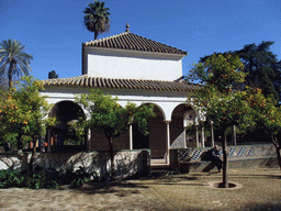 The Cenador de la Alcoba pavilion at the Gardens of the Alcázar of Seville