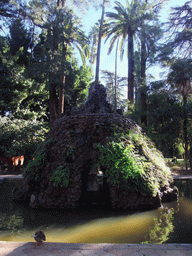 Pond at the Gardens of the Alcázar of Seville