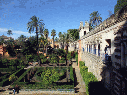 The Galeria del Grutesco gallery at the Gardens of the Alcázar of Seville