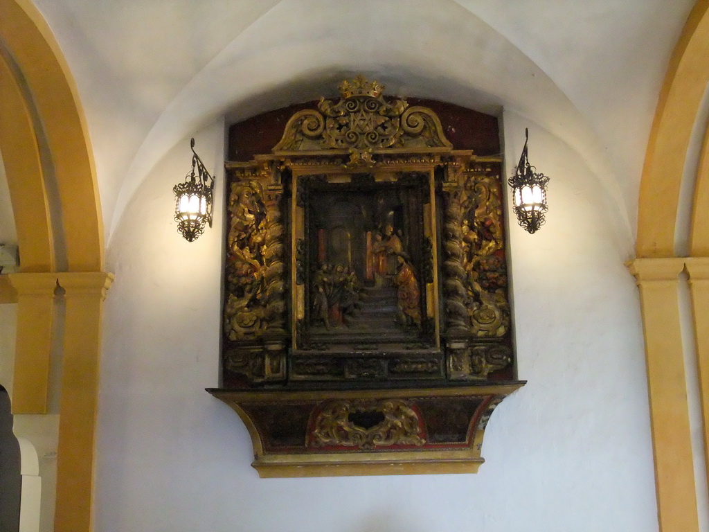 Relief near the exit of the Alcázar of Seville