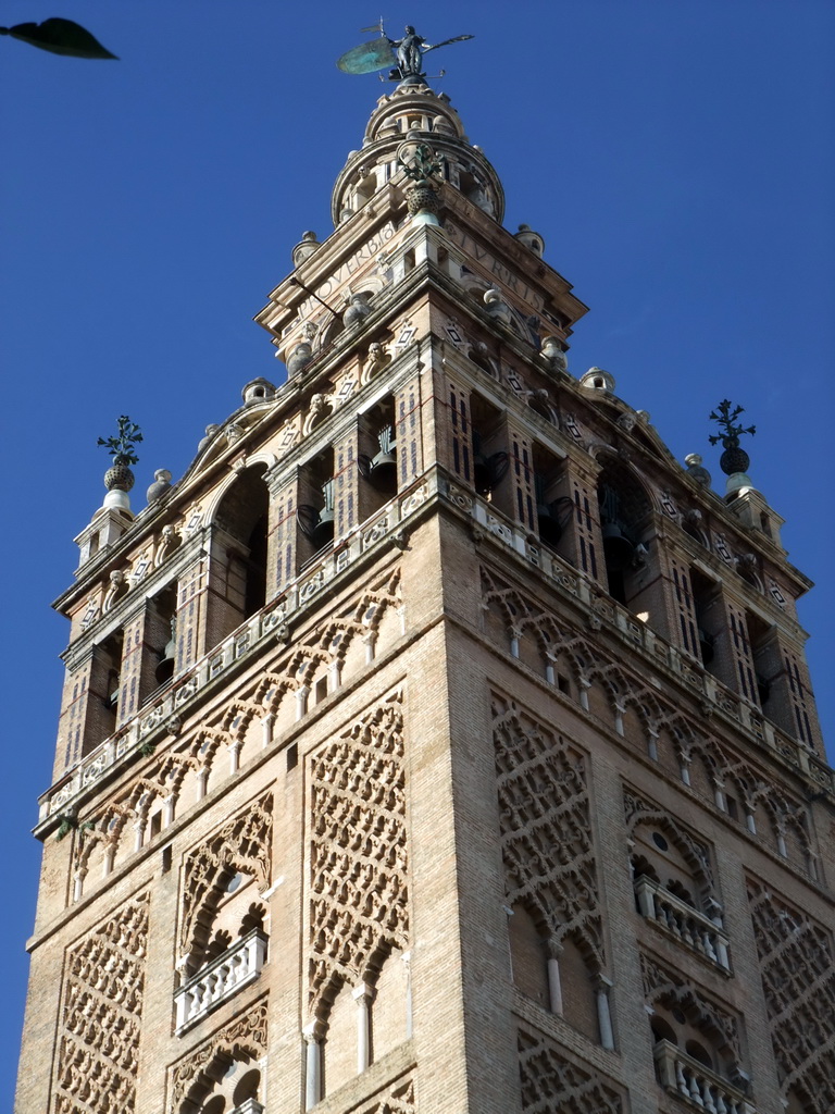 The top of the Giralda tower
