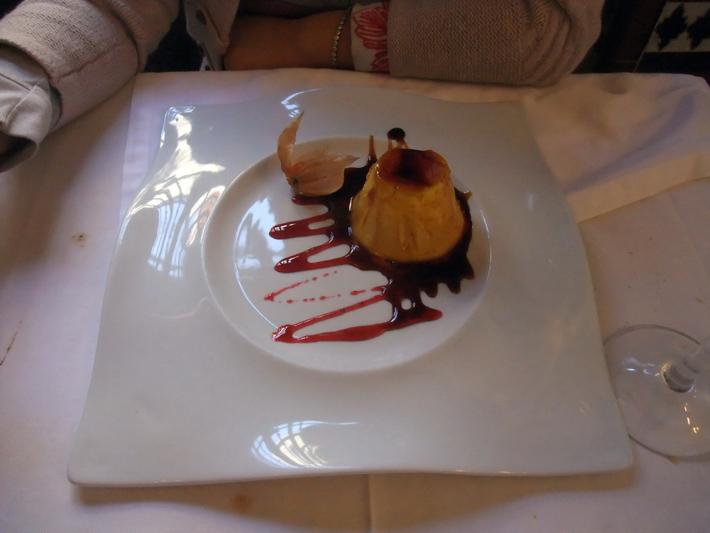 Dessert in the Restaurante El Giraldillo