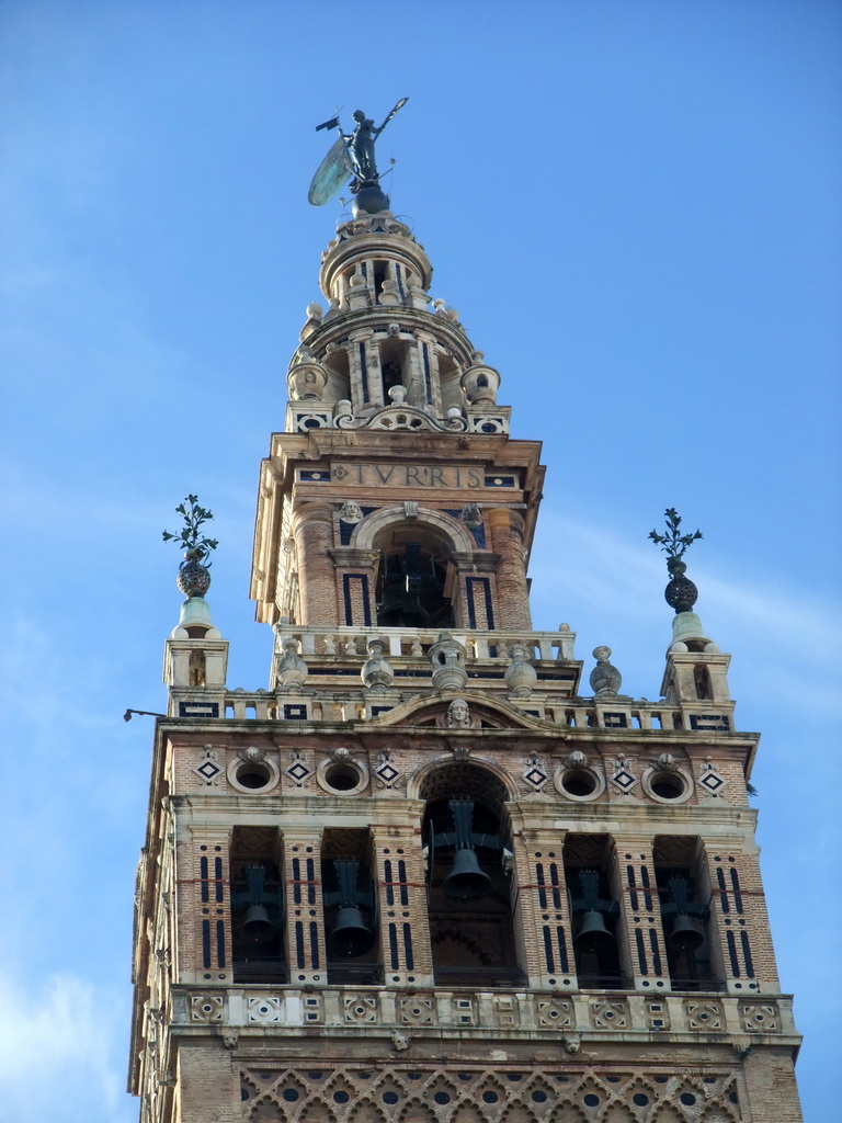 The top of the Giralda tower