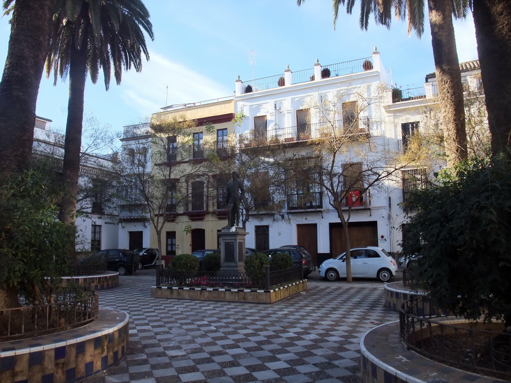 Monument of Don Juan Tenorio at the Plaza de los Refinadores square