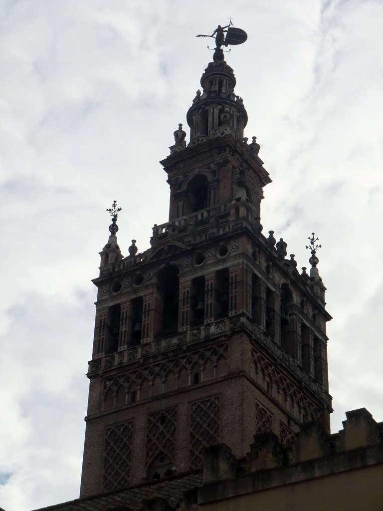 The top of the Giralda tower