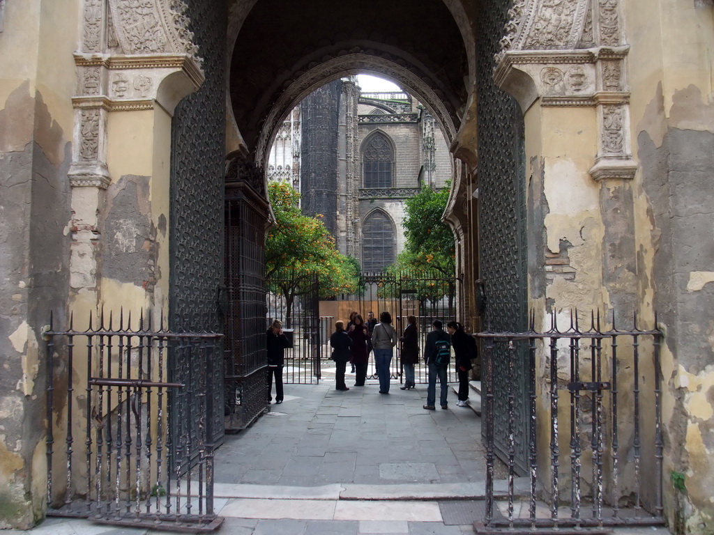 Puerta del Perdón gate to the Patio de los Naranjos courtyard of the Seville Cathedral