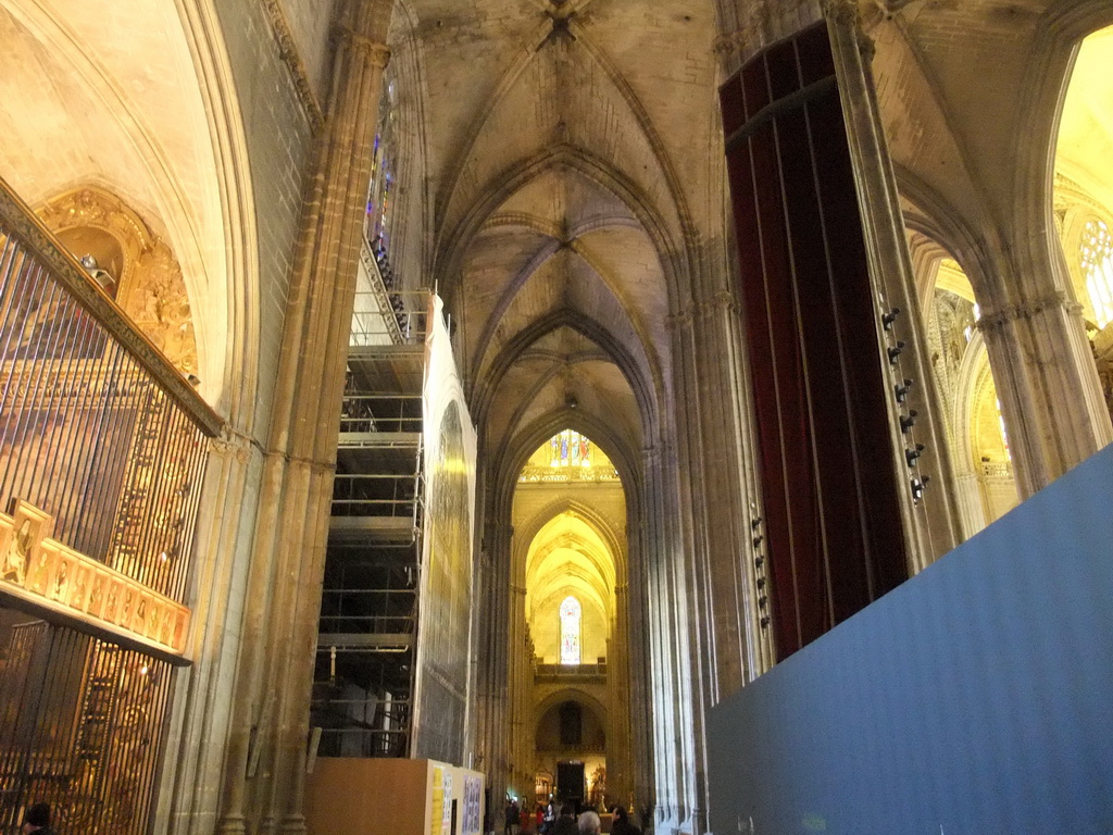 Northern nave of the Seville Cathedral